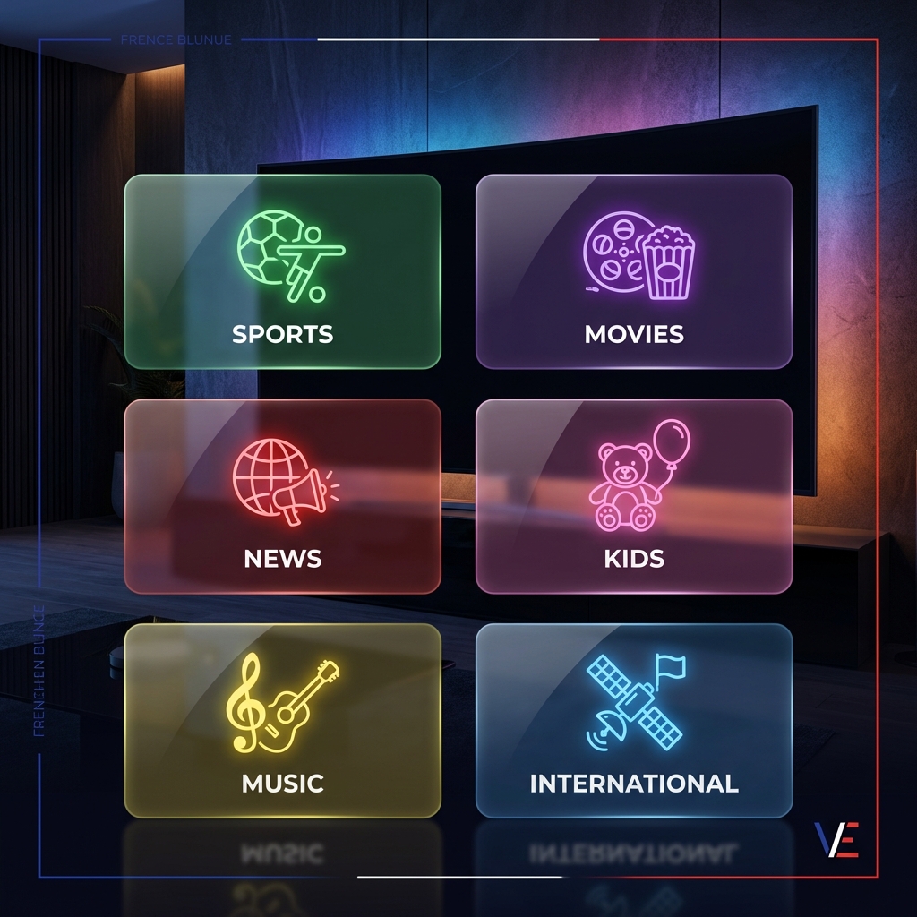 Abonnement IPTV - Liste M3u , Multi-Écrans & IPTV 4K